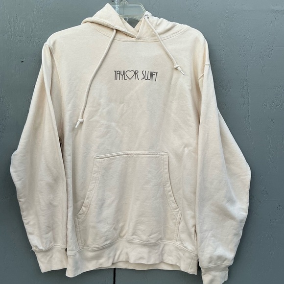 Taylor Swift The Eras Tour Cream Concert Festival Hoodie Pullover Size Small - Picture 7 of 11
